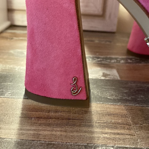 NEW 🩷 Sam Edelman Jaye Pink Platform Boot  - 9 - Picture 5 of 15